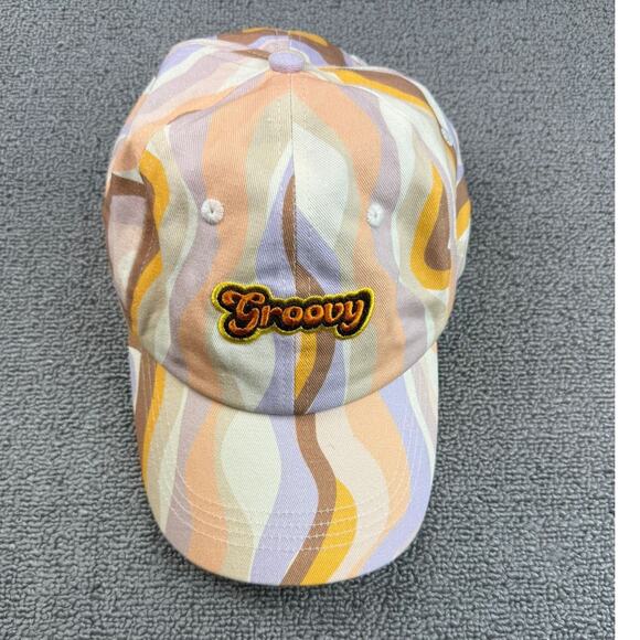 Urban Outfitter Groovy Unisex One Size Multi Color Pastel Psychedelic Hippie Hat - Picture 1 of 7